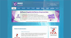 Desktop Screenshot of cepet.cl
